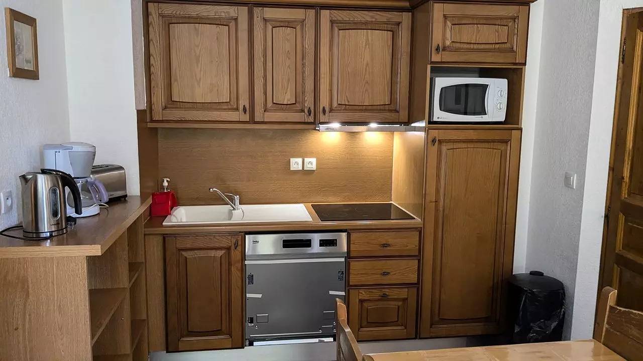 Appartement entier, Trois pièces 8 pers. résidence Chalet D'Orcieres + place de parking couverte in Orcières, Parc national des Écrins