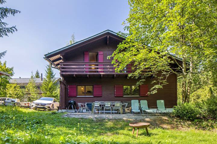 Ferienhaus für 7 Personen, mit Balkon und Garten im Bregenzerwald