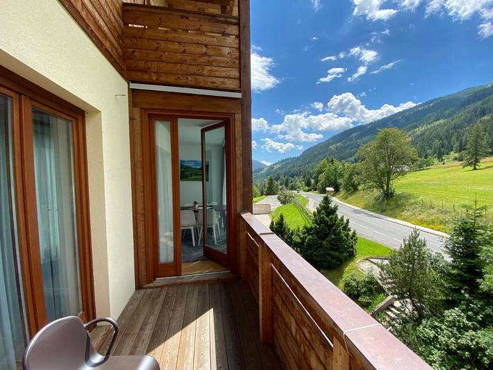 Ferienwohnung für 5 Personen, mit Ausblick und Garten
