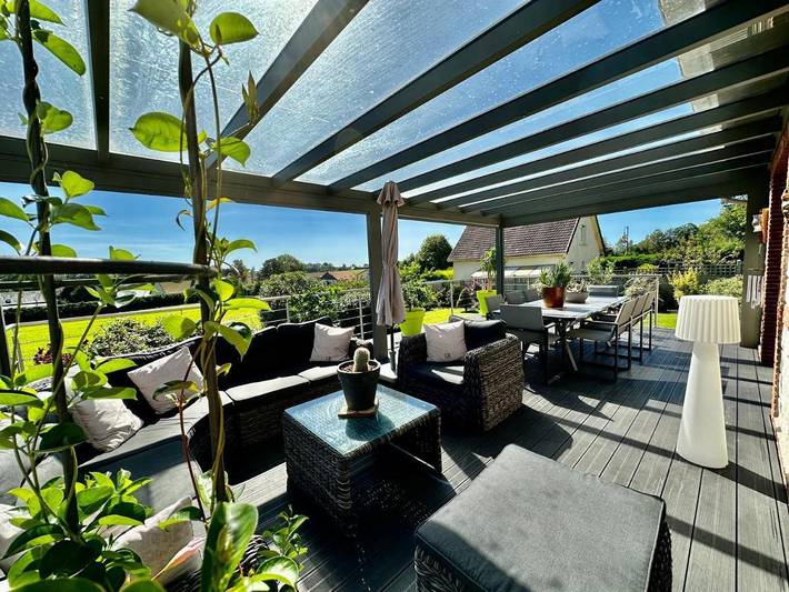 Gîte pour 8 personnes, avec jardin et terrasse à Le Tilleul - 2