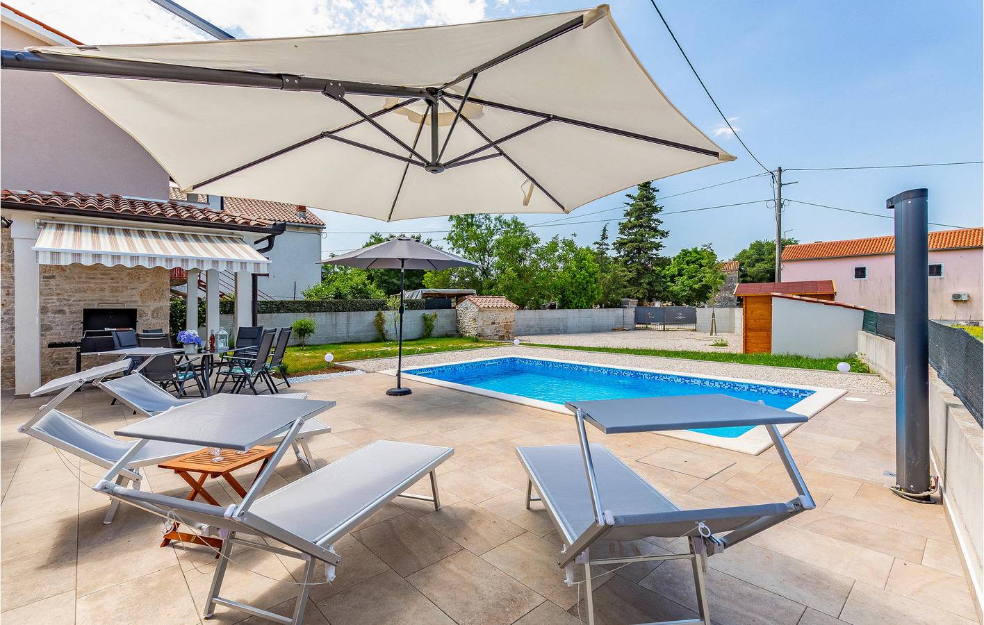 Ferienhaus für 4 Personen mit Terrasse in Orbanići, Südküste Istrien
