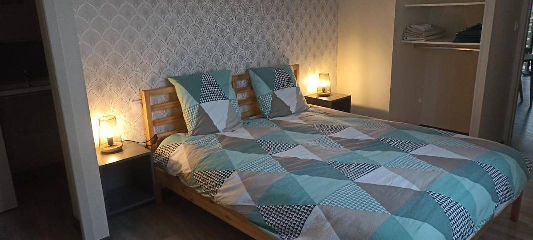 Gîte pour 2 personnes, avec Vue dans Thermes Saujon