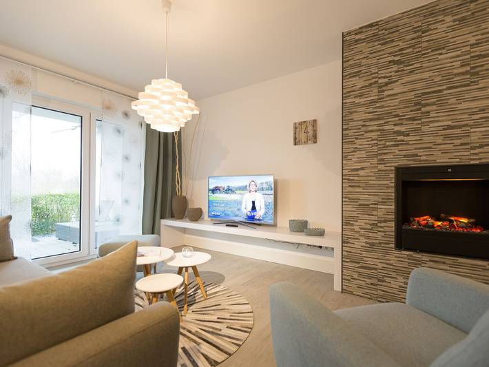 Ferienwohnung für 4 Personen, mit Balkon und Terrasse sowie Sauna in Seebad Heringsdorf
