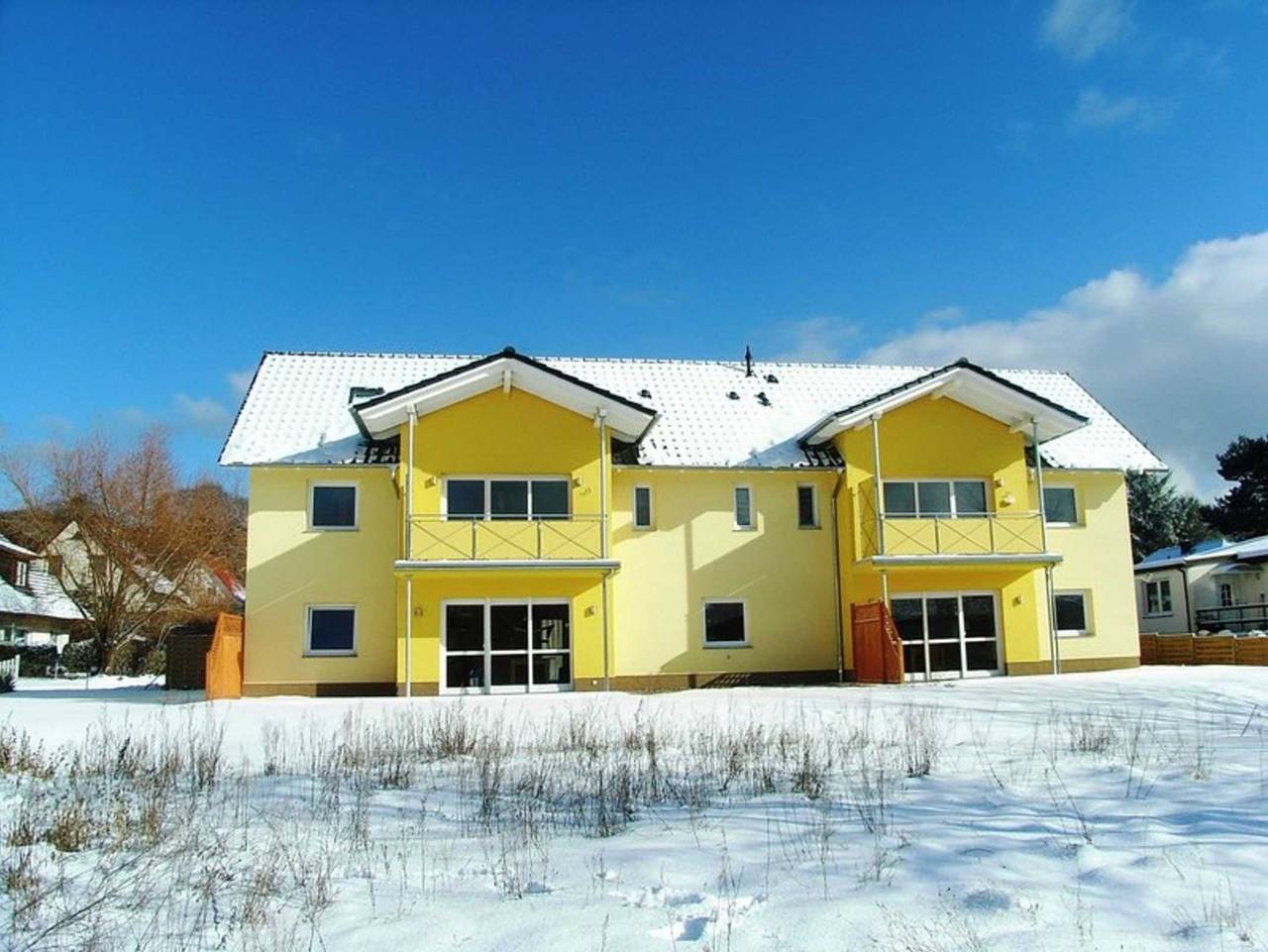 Ganze Ferienwohnung, **400m zum Sandstrand** südwest Ter/Blk Bj.08 E-Kamin - Black Pearl in Koserow, Bernsteinbäder