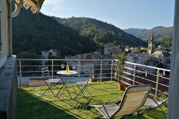 Chambre d’hôte pour 2 personnes, avec jardin à Vals-les-Bains