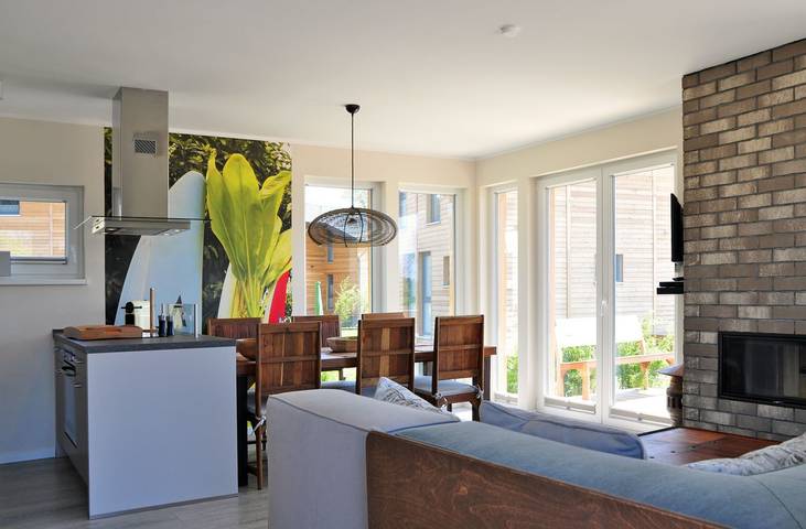 Ferienhaus mit Meerblick für 6 Personen, mit Sauna und Garten, mit Haustier in Neustadt in Holstein