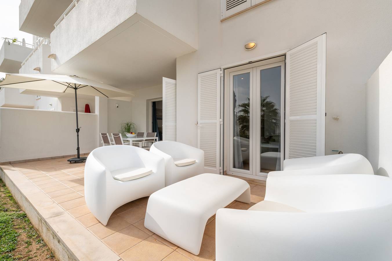 Hel lägenhet, Apartment 'El Puerto I 1-3' with Shared Pool, Wi-Fi and Air Conditioning in Cala d'Or, Santanyí