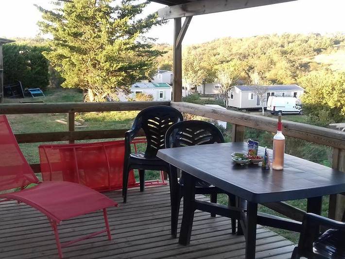 Camping Mas Llinas  - Mobilheim 4 personen - Trigano 33m2 in Le Boulou, Mittelmeerküste (Frankreich)