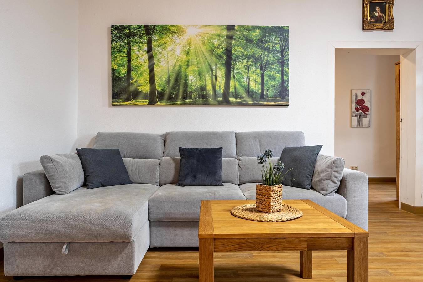 Ganze Wohnung, Ferienwohnung 'Storchenzimmer' mit Gemeinschaftsterrasse und Wlan in Buchholz, Müritz