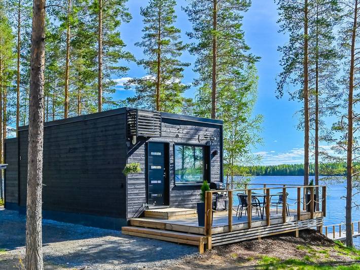 Ferienhaus für 4 Personen, mit Sauna und Seeblick sowie Terrasse - 1