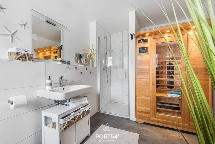 Ganze Wohnung, Ferienwohnung Möwenkoje im Nordseeresort - Infrarot-Sauna, Kamin, für 4 Personen in Büsum, Kreis Dithmarschen