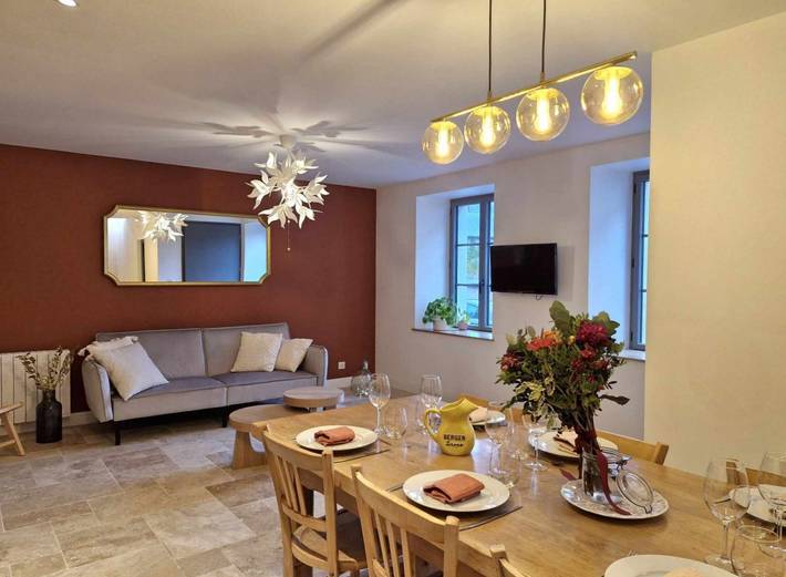 Gîte pour 8 personnes, avec Terrasse