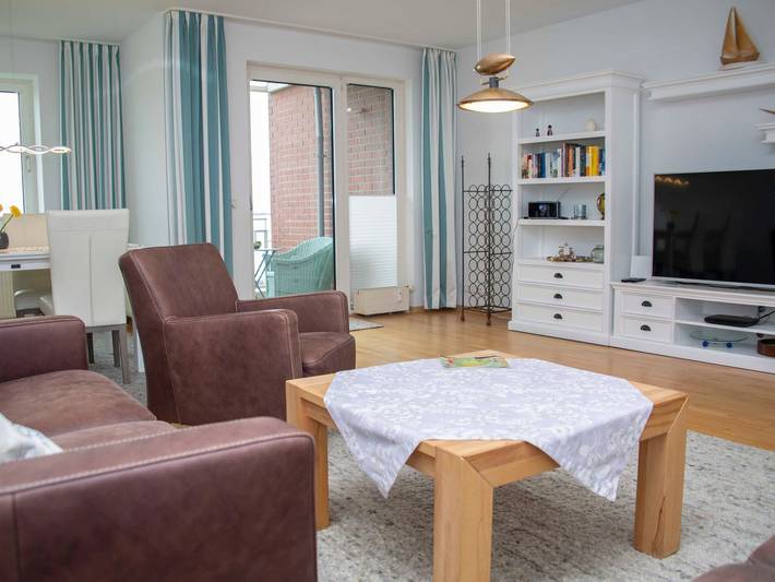 Ferienwohnung für 4 Personen, mit Balkon und Ausblick, kinderfreundlich an der Nordsee - 2