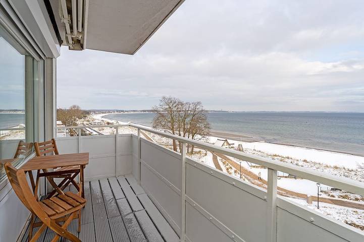 Ferienwohnung mit Meerblick für 4 Personen, mit Balkon