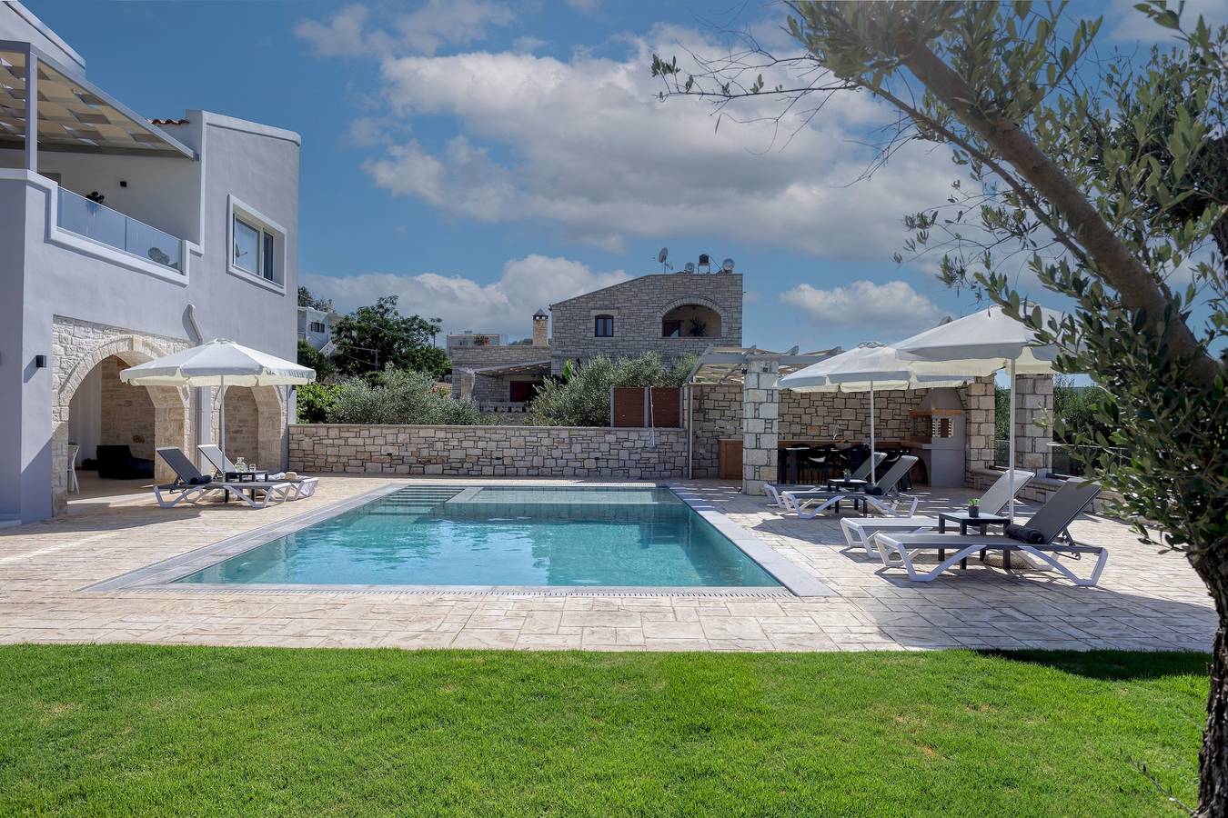 Villa für 8 Personen mit Terrasse in Rethymno und Umgebung