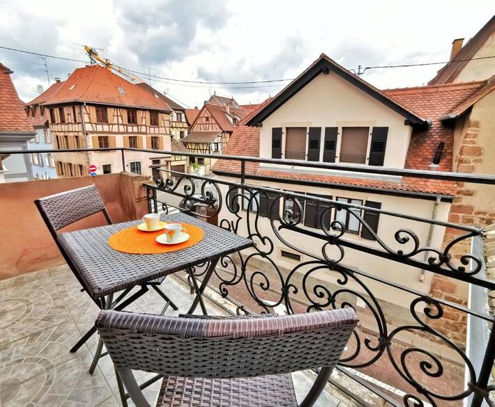 Maison de vacances pour 6 personnes, avec balcon