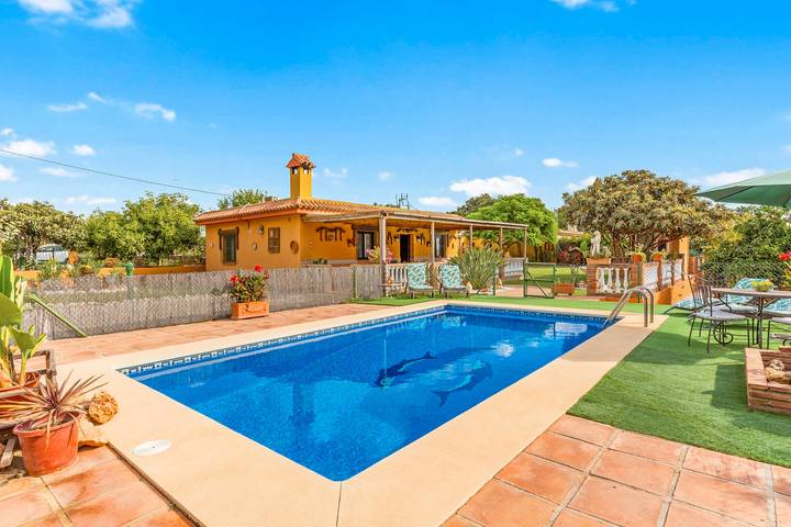Feriehus for 6 personer, med hage, barnevennlig i Mijas