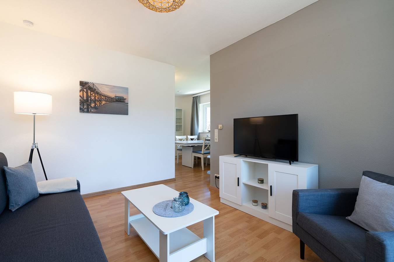 Ganze Wohnung, Ferienwohnung "Kiter" für 4 Gäste und Hund mit schöner Terrasse - Ostseenah! in Westfehmarn, Lemkenhafen