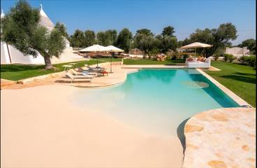 Trullo für 9 Personen, mit Garten, kinderfreundlich in Ceglie Messapica