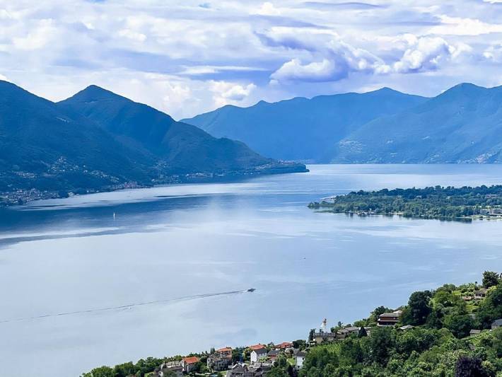 Ferienwohnung für 2 Personen, mit Terrasse und Garten sowie Pool und Seeblick am Lago Maggiore (Schweiz) - 2