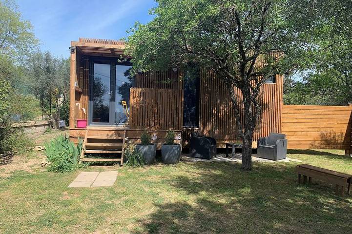 Tiny House. La chambre des oliviers in Aubais, Côte méditerranéenne (France)