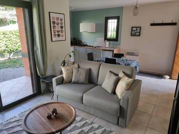 Gîte pour 3 personnes, avec jardin à Molitg-les-Bains