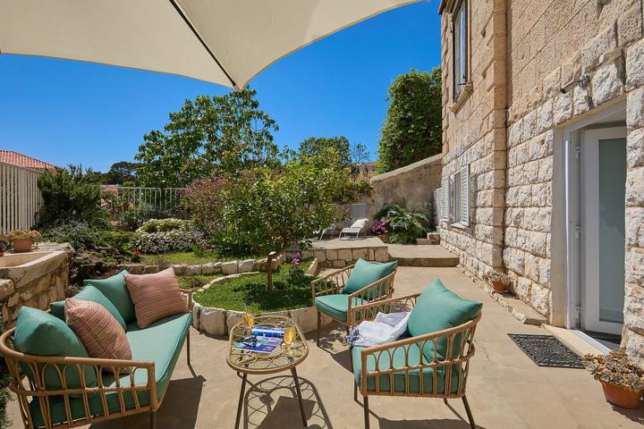 Vakantieappartement voor 4 personen, met tuin in Dubrovnik