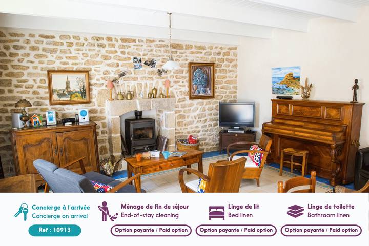 Location de vacances pour 5 personnes, avec jardin dans Port de Kérity - 2