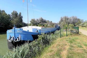 Péniche pour 2 personnes, avec terrasse, animaux acceptés en Provence-Alpes-Côte d'Azur