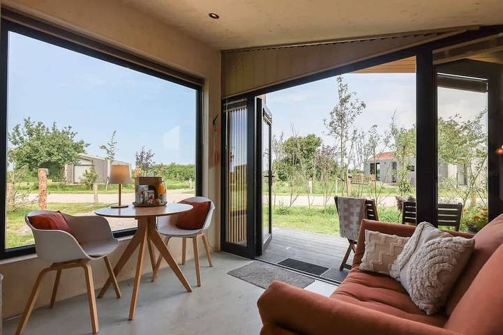 Blockhütte für 2 Personen, mit Pool