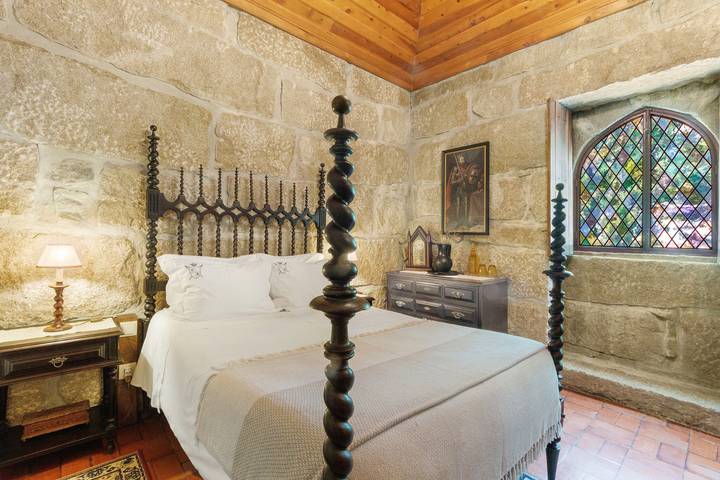 Suite Queen en el Castillo de Portugraal in Distrito de Porto