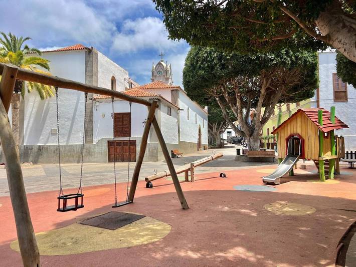 Hel lägenhet, Lägenhet för 3 Personer med trädgård in Guía de Isora, Teneriffa södra