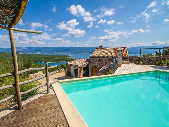 Villa pour 8 personnes, avec terrasse et piscine à Vrbnik - 2