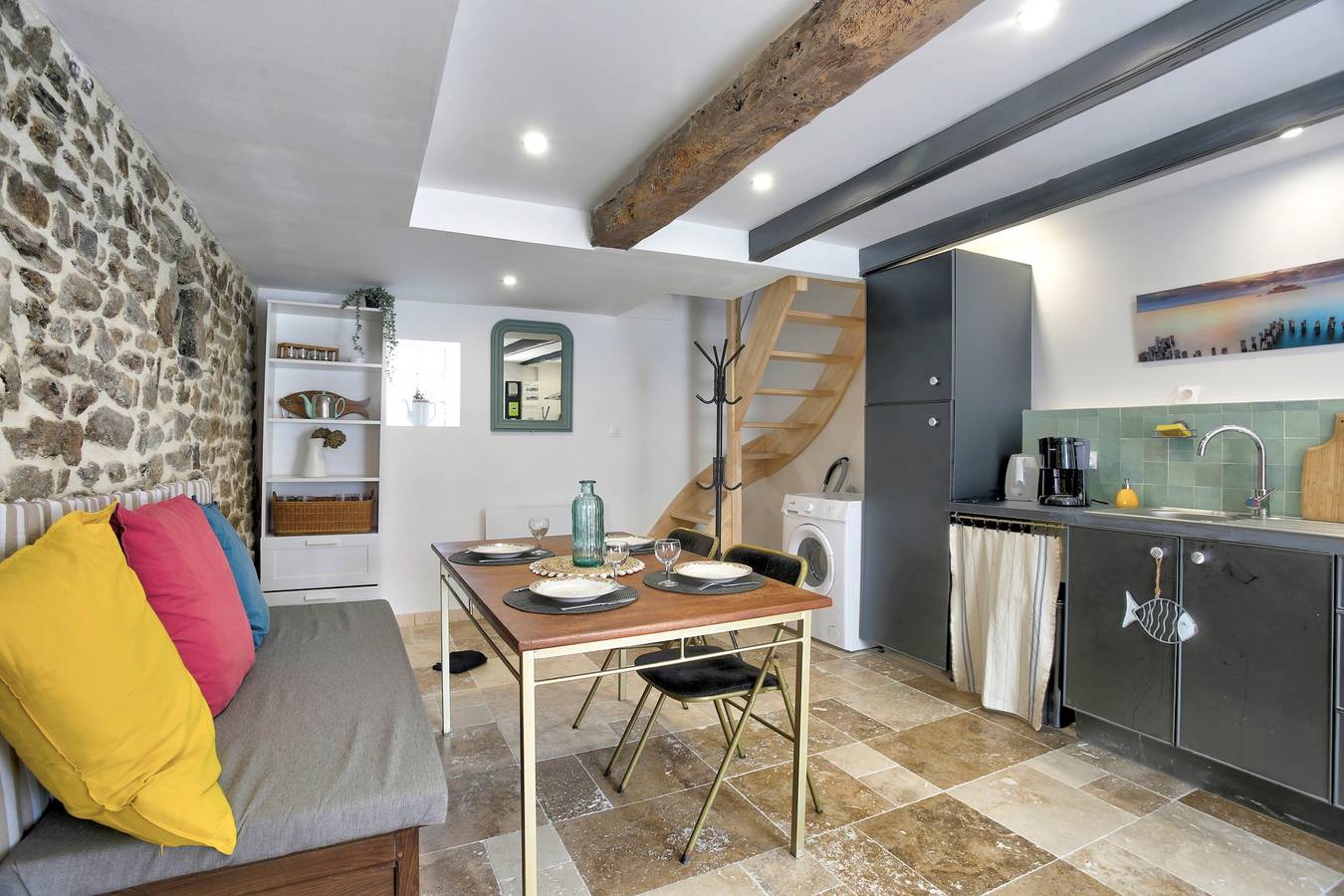 Casa de vacaciones para 3 personas con terraza in Saint-Samson-sur-Rance, Región de Dinan