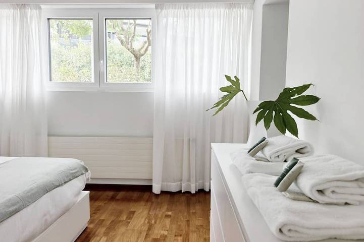 Ganze Wohnung, Apartment with garden near Lugano (Casa San Michele) in Luganersee