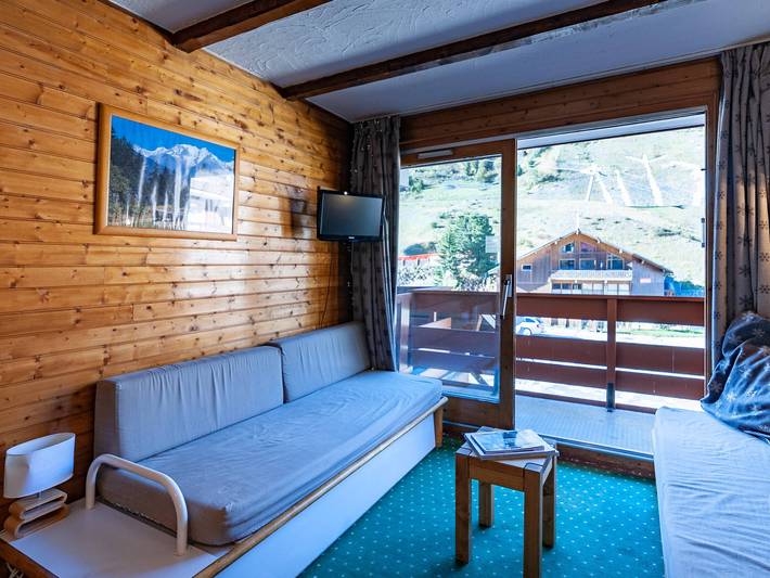Studio pour 4 personnes, avec Balcon