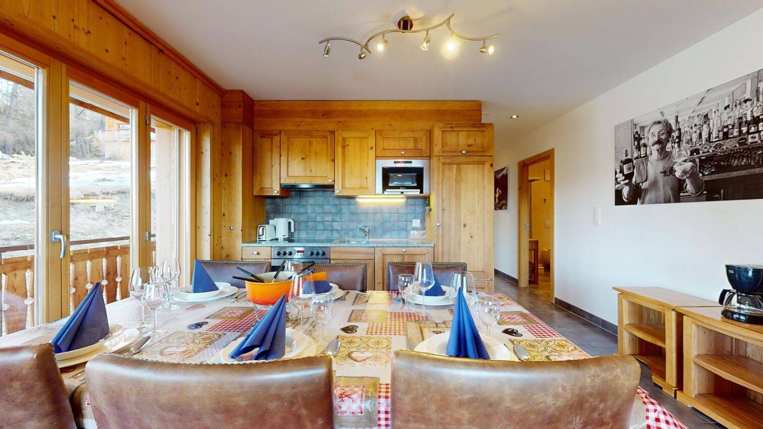 Ganze Wohnung, Hauts de Veysonnaz Hv1 010 - Sauna apartment 6 per in Veysonnaz, Walliser Alpen