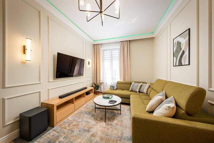 Apartament wakacyjny dla 4 osób, z balkon w Inowrocław