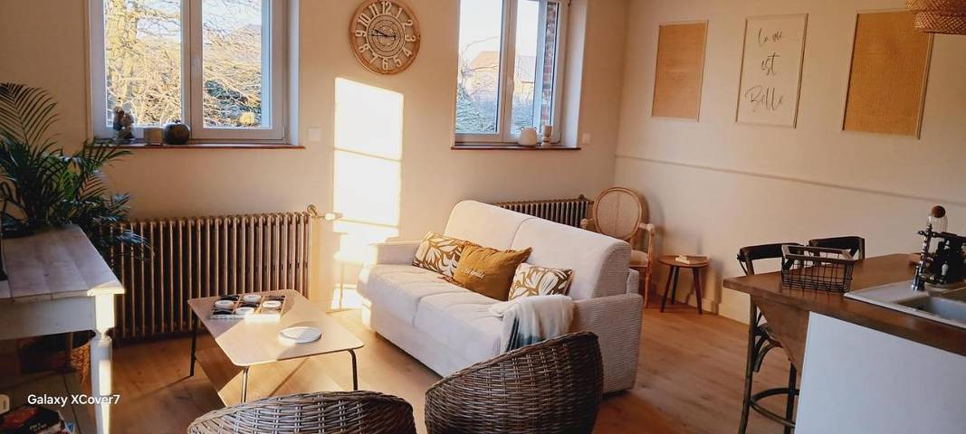 Maison d’hôte pour 4 personnes, avec vue et jardin, animaux acceptés dans le Nord-Pas-de-Calais