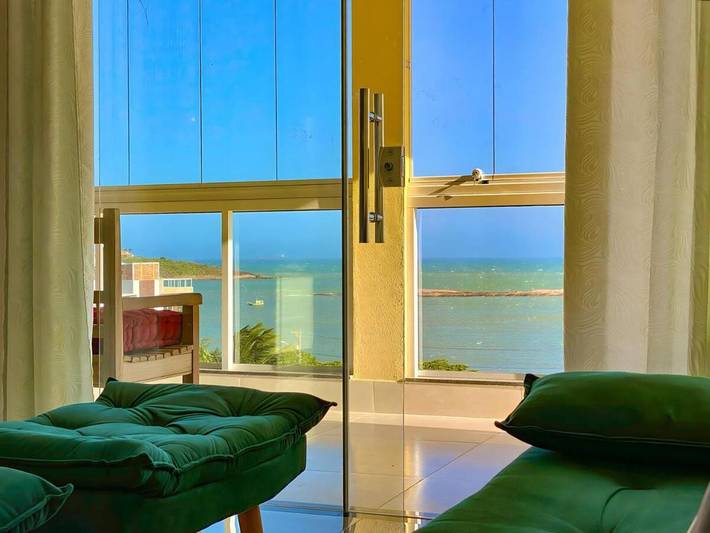 Casas e apartamentos de temporada para 6 pessoas, com balcão e jardim e ainda vista para o lago em Meaipe