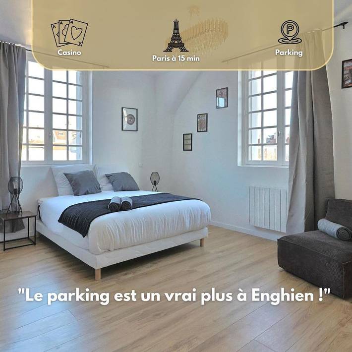 Appartement de vacances pour 3 personnes à Enghien-les-Bains