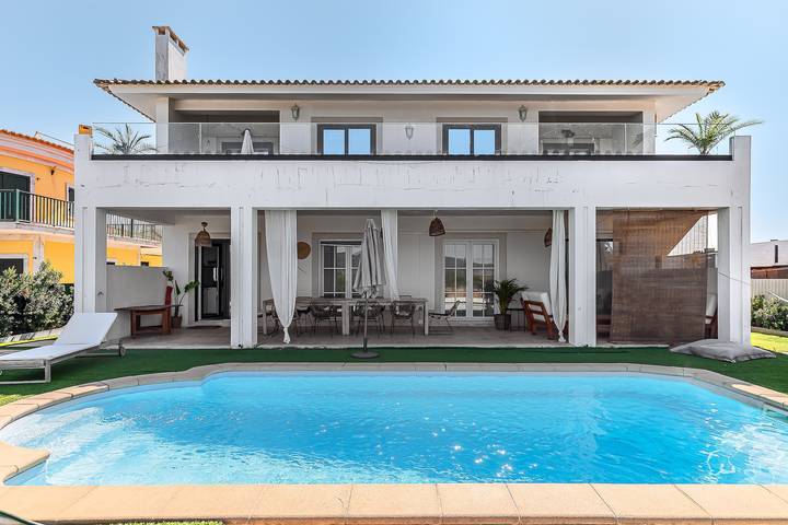 Casa de férias para 12 pessoas, com Jardim na Costa de Galé