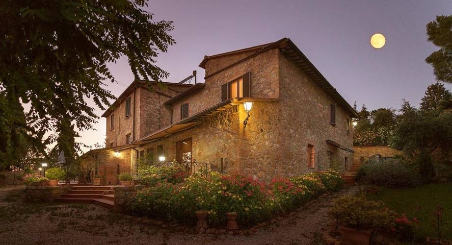 Privatzimmer, mit Garten in Pienza