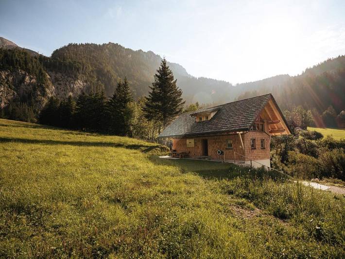Ferienhaus für 8 Personen, mit Terrasse und Garten sowie Sauna und Ausblick