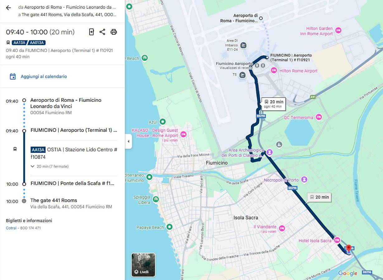 The Gate 441 Rooms in Fiumicino, Provincia di Roma