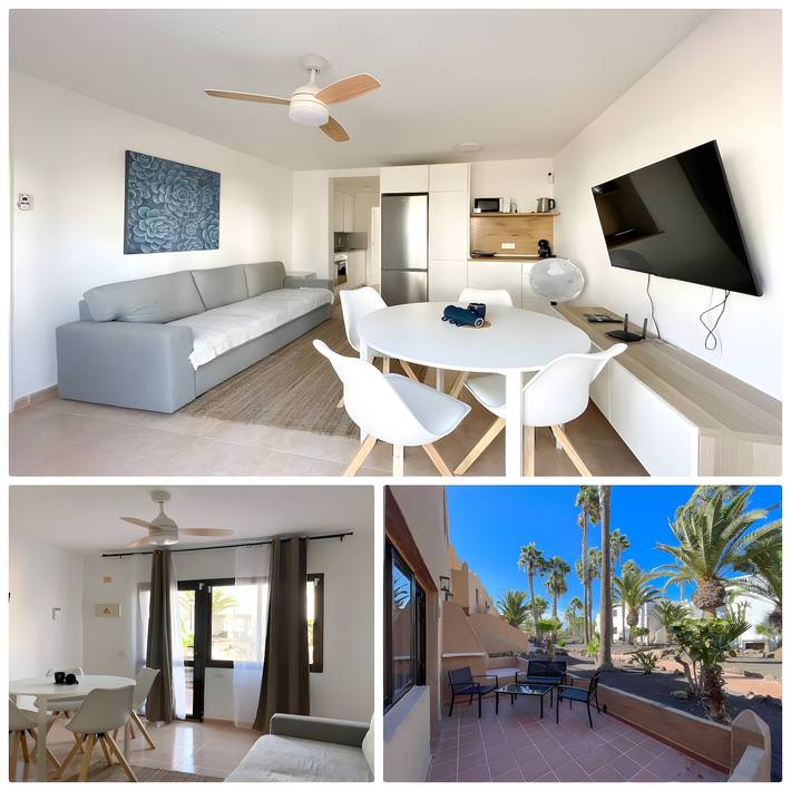 Oasis Duna Sand & Soul – Stilvolles Apartment für 5 Personen mit Pool in Corralejo, La Oliva