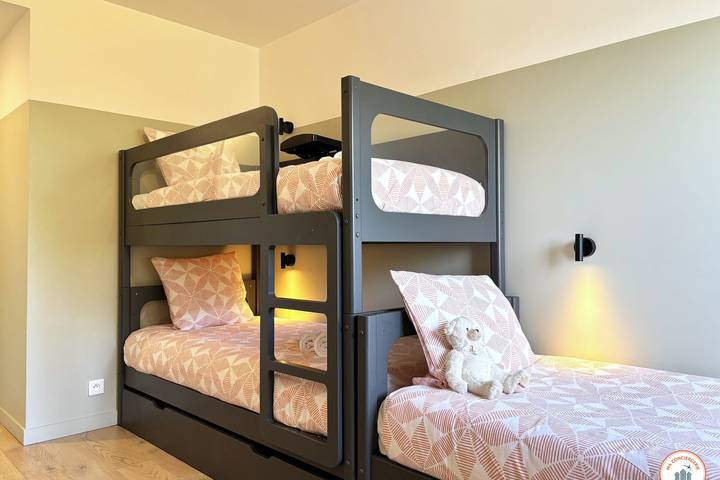 Gîte pour 5 personnes, avec balcon, adapté aux familles à Tourgéville - 4