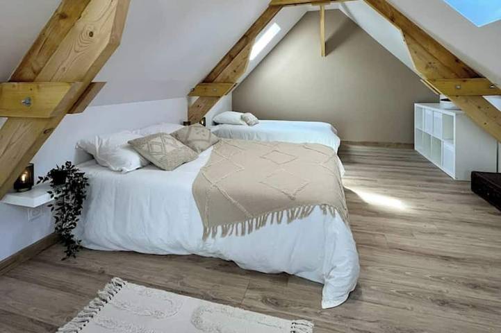 Gîte pour 8 personnes, avec jardin dans Enquin-sur-Baillons