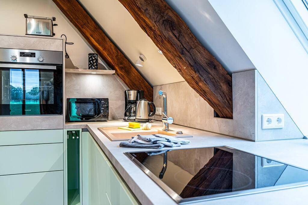 Ganze Wohnung, Ferienwohnung mit Sauna „Eschblick“ in Versmold, Nordrhein-Westfalen