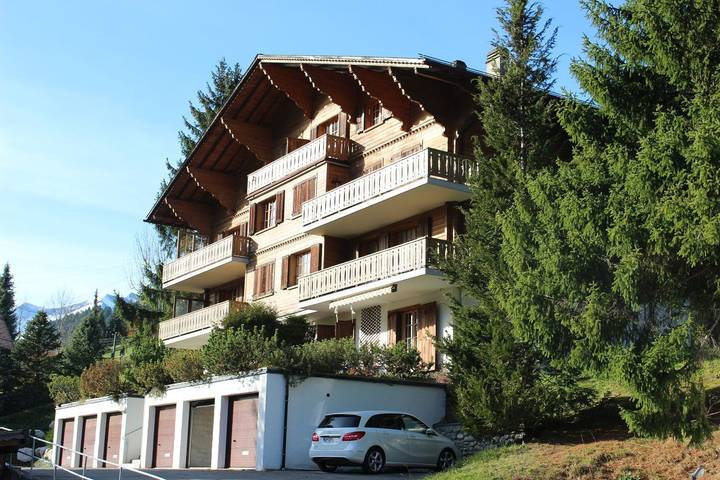 Gîte pour 5 personnes, avec Balcon à Rougemont
